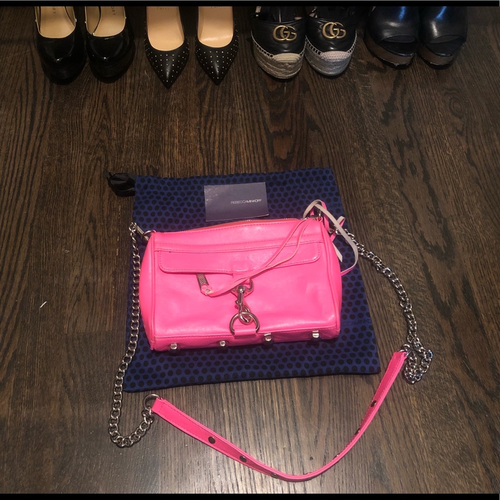Rebecca Minkoff Neon Pink Crossbody